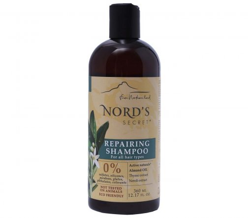 Nord's Secret Шампунь для волос Цветок нероли и масло миндаля 360мл