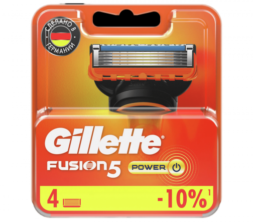 Gillette Men Fusion5 Power Кассета сменная 4шт