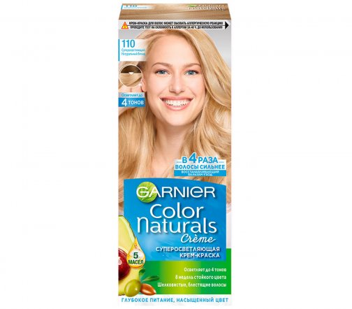 Garnier Color Naturals Крем-краска для волос 110 Суперосветляющий натуральный блонд
