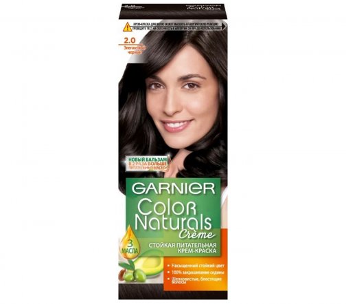 Garnier Color Naturals Крем-краска для волос 2.0 Элегантный черный