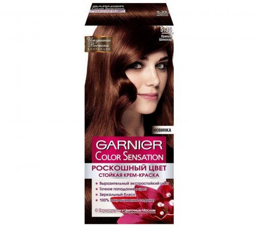 Garnier Color Sensation Роскошь цвета Крем-краска для волос 5.35 Пряный шоколад