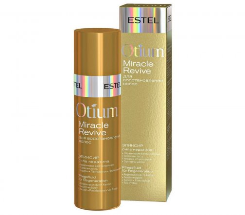 Estel Otium Miracle Revive Эликсир для восстановления волос Сила кератина 100мл
