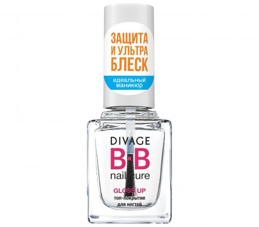 Divage BB-Nail Cure Топ-покрытие для ногтей Gloss Up 12мл