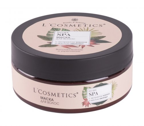 L'Cosmetics Home Spa Маска для волос Кокос и авокадо 150мл