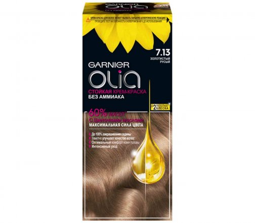 Garnier Olia Крем-краска для волос 7.13 Золотистый русый