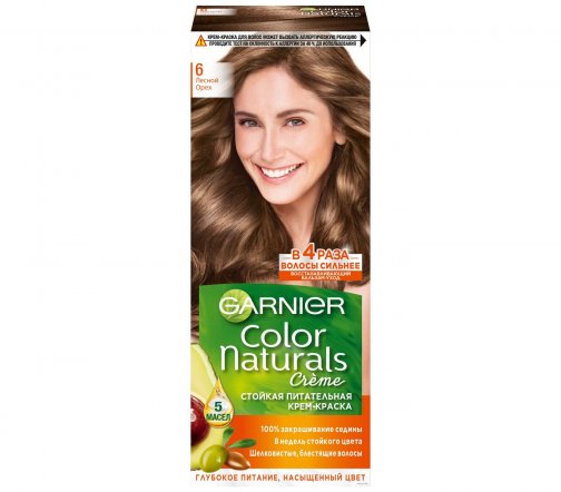 Garnier Color Naturals Крем-краска для волос 6 Лесной орех