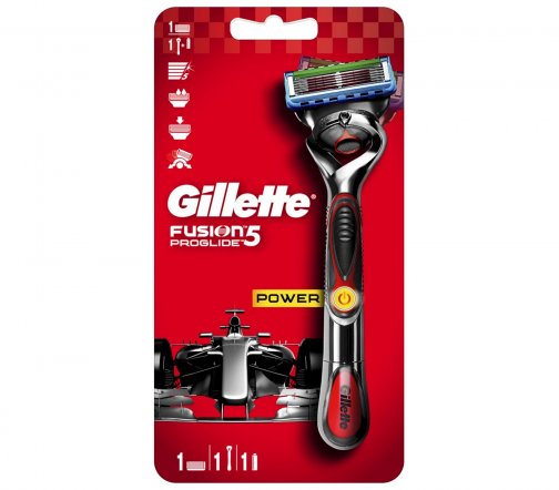 Gillette Men Fusion5 ProGlide Power Станок бритвенный Red с 1 сменной кассетой