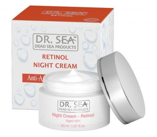 Dr.Sea Крем ночной антивозрастной с ретинолом и минералами Мертвого моря ст50мл