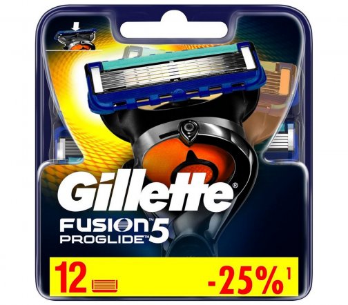 Gillette Men Fusion5 ProGlide Кассета сменная 12шт