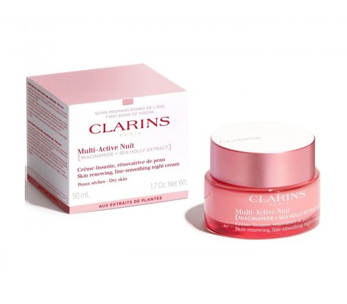 Clarins Multi-Active Крем ночной обновляющий против первых возрастных изменений для сухой кожи 50мл