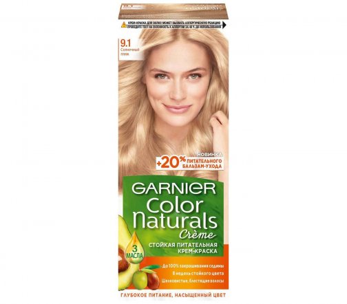 Garnier Color Naturals Крем-краска для волос 9.1 Солнечный пляж
