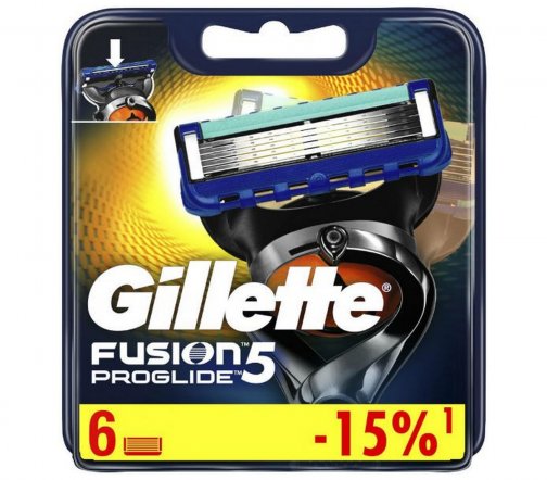 Gillette Men Fusion5 ProGlide Кассета сменная 6шт