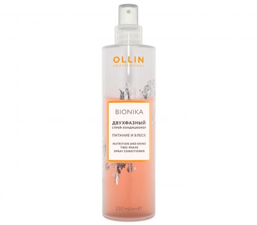 Ollin Professional Bionika Спрей-кондиционер двухфазный Питание и блеск 250мл