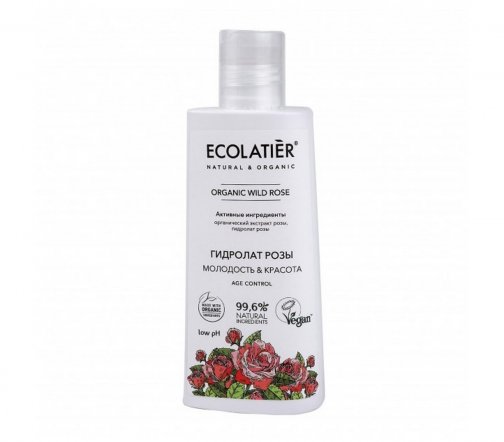Ecolatier Organic Wild Rose Гидролат для лица Молодость и красота 150мл