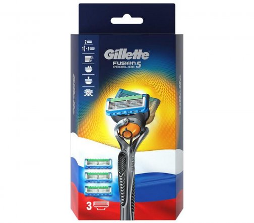 Gillette Men Fusion5 ProGlide Flexball Станок бритвенный с 3 сменными кассетами