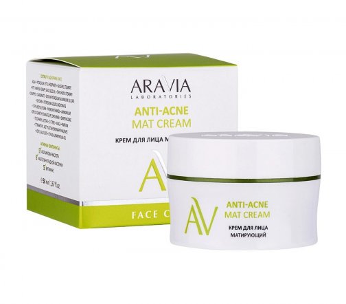 Aravia Laboratories Крем матирующий для лица Anti-Acne 50мл