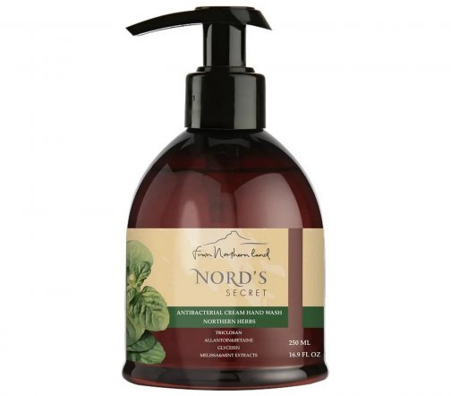 Nord's Secret Крем-мыло для рук с антибактериальным эффектом Северные травы 250мл