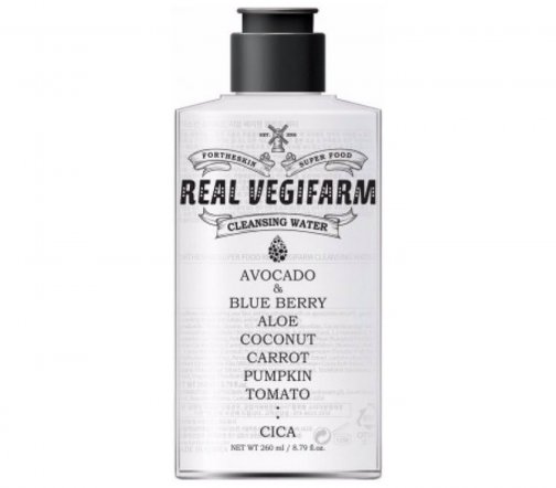 For The Skin Super Food Real Vegifarm Вода мицеллярная для снятия макияжа 260мл