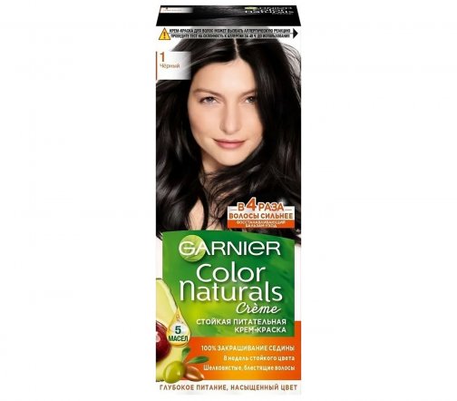 Garnier Color Naturals Крем-краска для волос 1 Черный