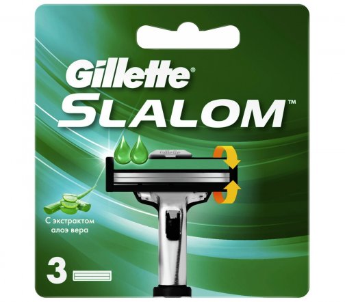 Gillette Men Slalom Кассеты сменные для бритья 3шт