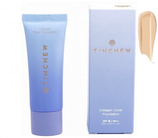 Tinchew Collagen Cover Тональный крем для лица с коллагеном