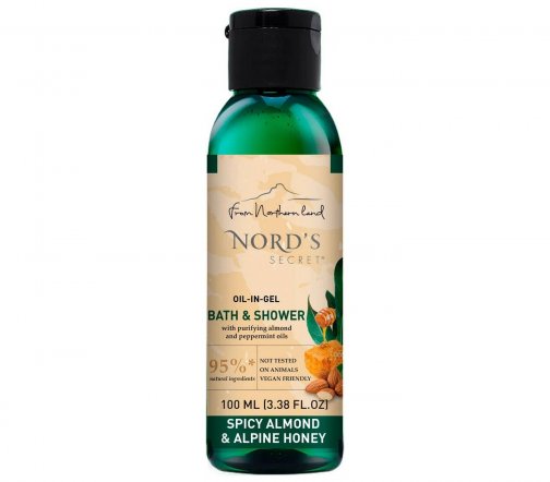 Nord's Secret Гель для душа Пряный миндаль и альпийский мёд