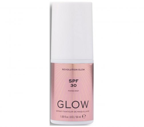 Makeup Revolution Спрей для фиксации макияжа Glow Fixing Mist SPF30