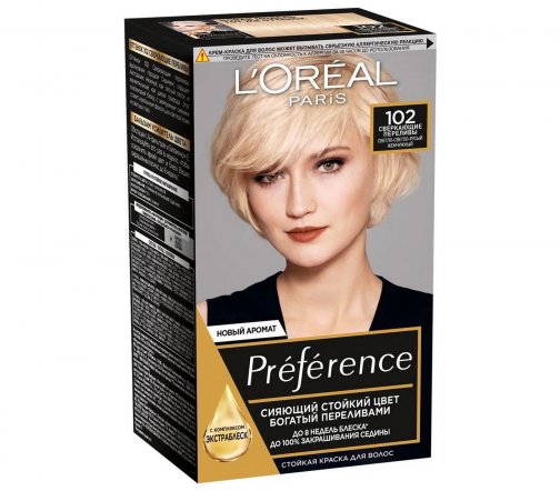 L'Oreal Paris Preference Краска для волос 102 Сверкающие переливы