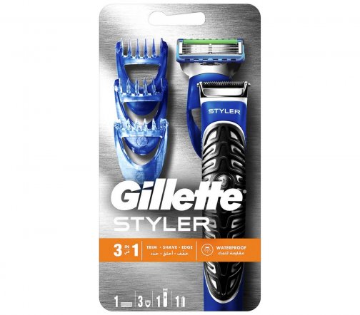 Gillette Men ProGlide Стайлер-триммер бритва 3в Styler 1 кассета+3 насадки