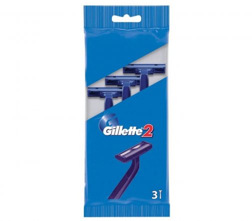 Gillette 2 Станок одноразовый для бритья 3шт
