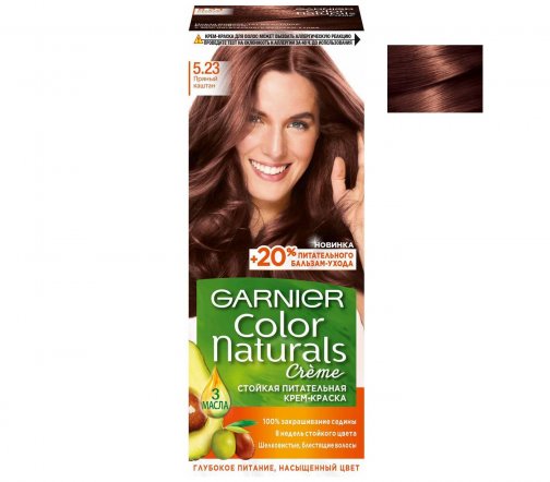 Garnier Color Naturals Крем-краска для волос 5.23 Пряный каштан