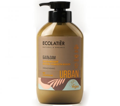 Ecolatier Urban Бальзам для волос укрепляющий Ши и магнолия 400мл