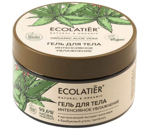 Ecolatier Organic Aloe Vera Гель для тела Интенсивное увлажнение 250мл