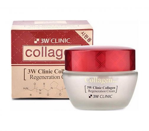 3W Clinic Collagen Крем для лица Regeneration 60г