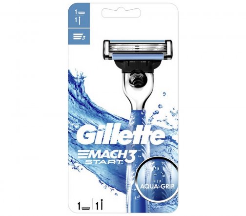 Gillette Men Mach3 Start Станок бритвенный с 1 сменной кассетой