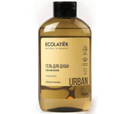 Ecolatier Urban Гель для душа Увлажнение Аргана и ваниль 600мл
