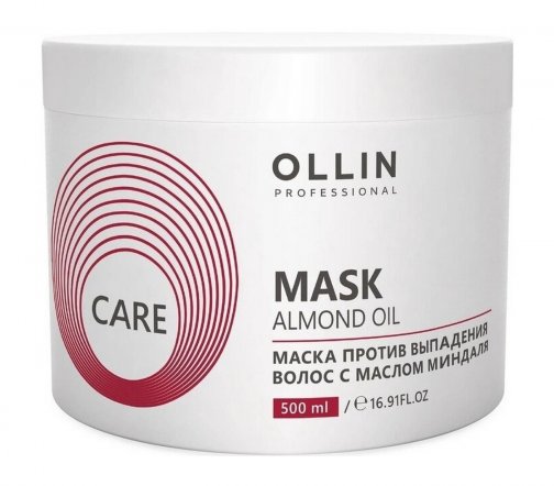 Ollin Professional Care Маска против выпадения волос с маслом миндаля 500мл