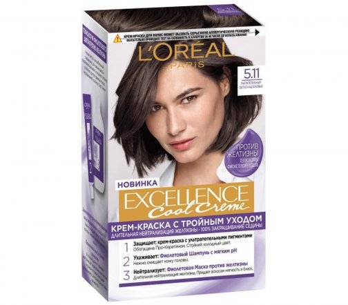 L'Oreal Paris Excellence Краска для волос 5.11 Светлый каштан