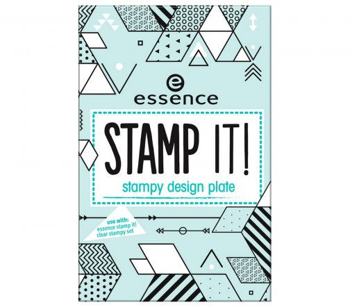 Essence Стемпинг трафарет Stamp It! Stampy Design Plate 02 Shapes Of Glory