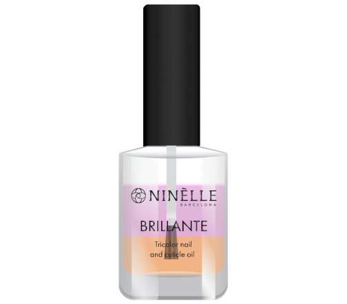 Ninelle Масло трехцветное для ногтей и кутикулы Brilliante