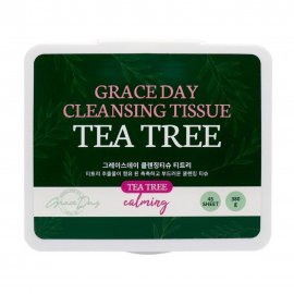 Grace Day Cleansing Tissue Салфетки очищающие с экстрактом чайного дерева 45шт