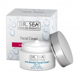 Dr.Sea Крем антивозрастной для лица с экстрактами Дуналиеллы и минералами Мертвого моря SPF15 ст50мл