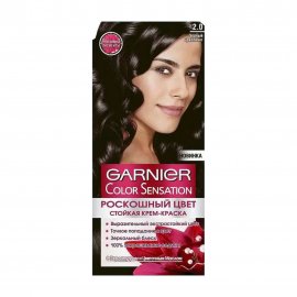 Garnier Color Sensation Роскошь цвета Крем-краска для волос 2.0 Черный бриллиант