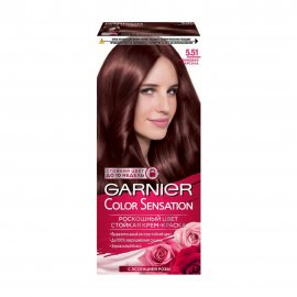 Garnier Color Sensation Роскошь цвета Крем-краска для волос 5.51 Рубиновая марсала
