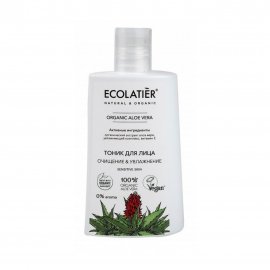Ecolatier Organic Aloe Vera Тоник для лица Очищение и увлажнение 250мл