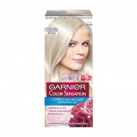 Garnier Color Sensation Роскошь цвета Краска для волос 910 Пепельно-платиновый блонд