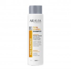 Aravia Professional Шампунь против перхоти для глубокого очищения кожи головы и волос 420мл