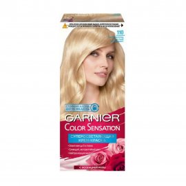 Garnier Color Sensation Роскошь цвета Крем-краска для волос 110 Ультраблонд Чистый бриллиант