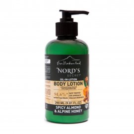 Nord's Secret Лосьон для тела с эфирным маслом Пряный миндаль и альпийский мёд