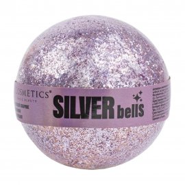 L'Cosmetics Шар бурлящий для ванны с блестками Silver Bells 160гр